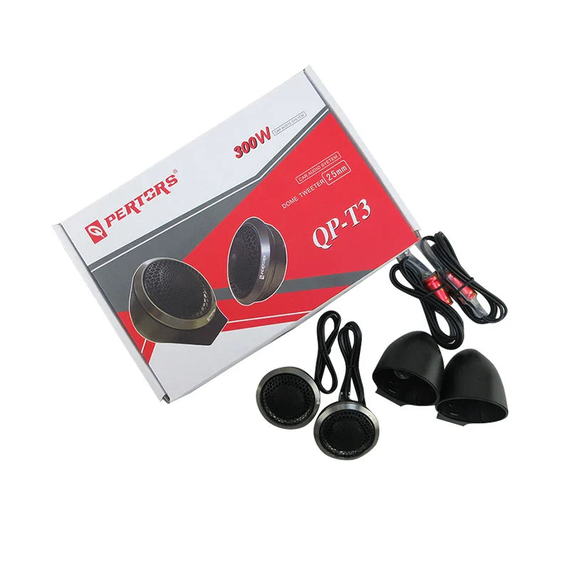 2pcs 300W Soft Ball Balanced Car Audio Speaker Tweeter - Powerful Audio Performance Car Audio Tweeter Car Tweeter Small Tweeter