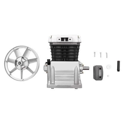 3HP Air Compressor Pump Head Piston Compressor Dual Cylinder Design 960rpm Outstanding Heat Dissipation Low Noise