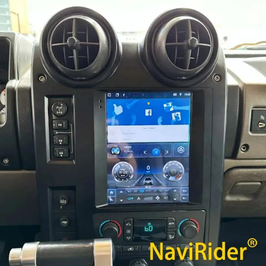 Android 14 For Hummer H2 2002 - 2007 Navigation GPS Android Auto Carplay Multimedia Player Bluetooth No 2din Dash Cam DVD BT 5G