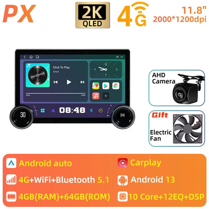 2 Din Android Car Radio for Chrysler Grand Voyager 5 for Dodge Grand Caravan 2008 - 2020 Screen GPS Multimedia Stereo Head Unit