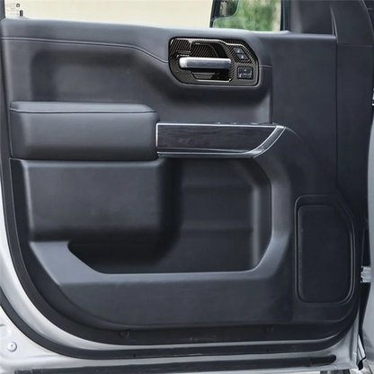 UP!For Chevy Silverado 1500 GMC Sierra 1500 2019-2022 Car Door Handle Bowl Cover Trim Accessories