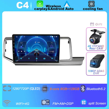 Android 14 Car Radio for Honda Stepwgn 2.0 RK 2009-2013-2015 Multimedia Video GPS Player BT Carplay 2din Navigation NO 2din