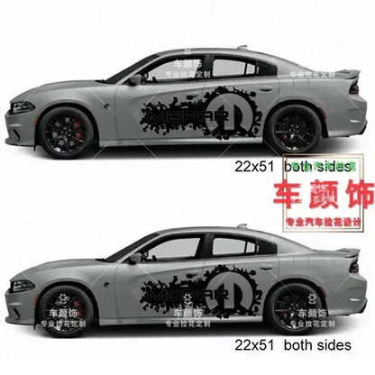 Car Vinyl Sticker FOR Dodge challenger charger body exterior decoration personalized custom Decals Decor Auto Accessories