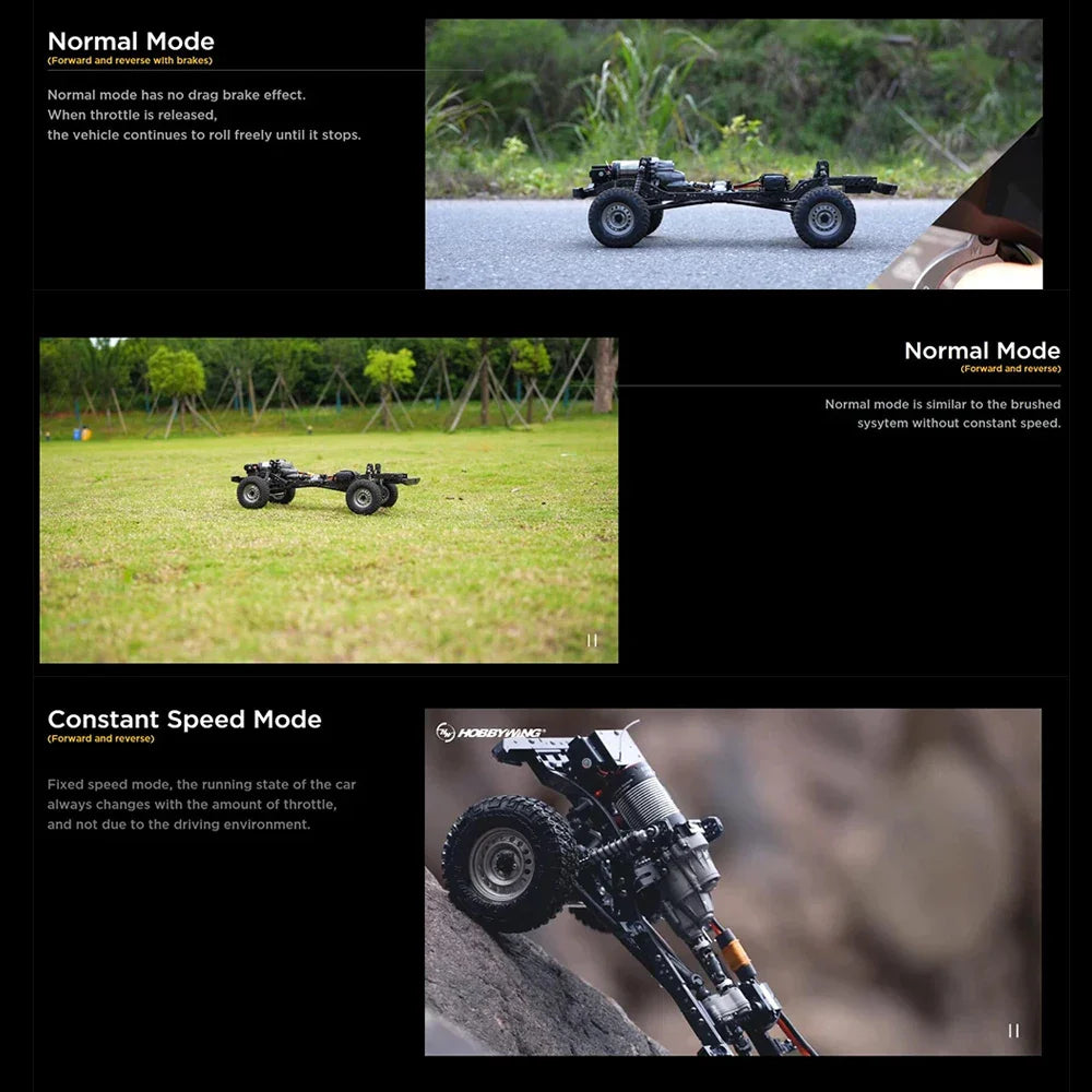 HobbyWing QuicRun Fusion PRO 540 60a 2300KV waterproof two in one brushless motor suitable for 1:10 TRX-4 SCX10 RC vehicles