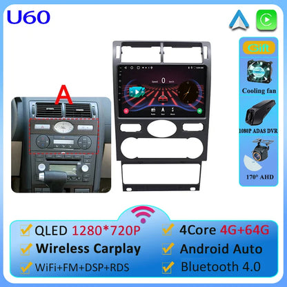 Car Android 13  For Ford Mondeo 3 2000-2007 Car Radio Multimedia Video Player Navigation GPS No 2 din Dvd 4G WIFI Carplay Stereo