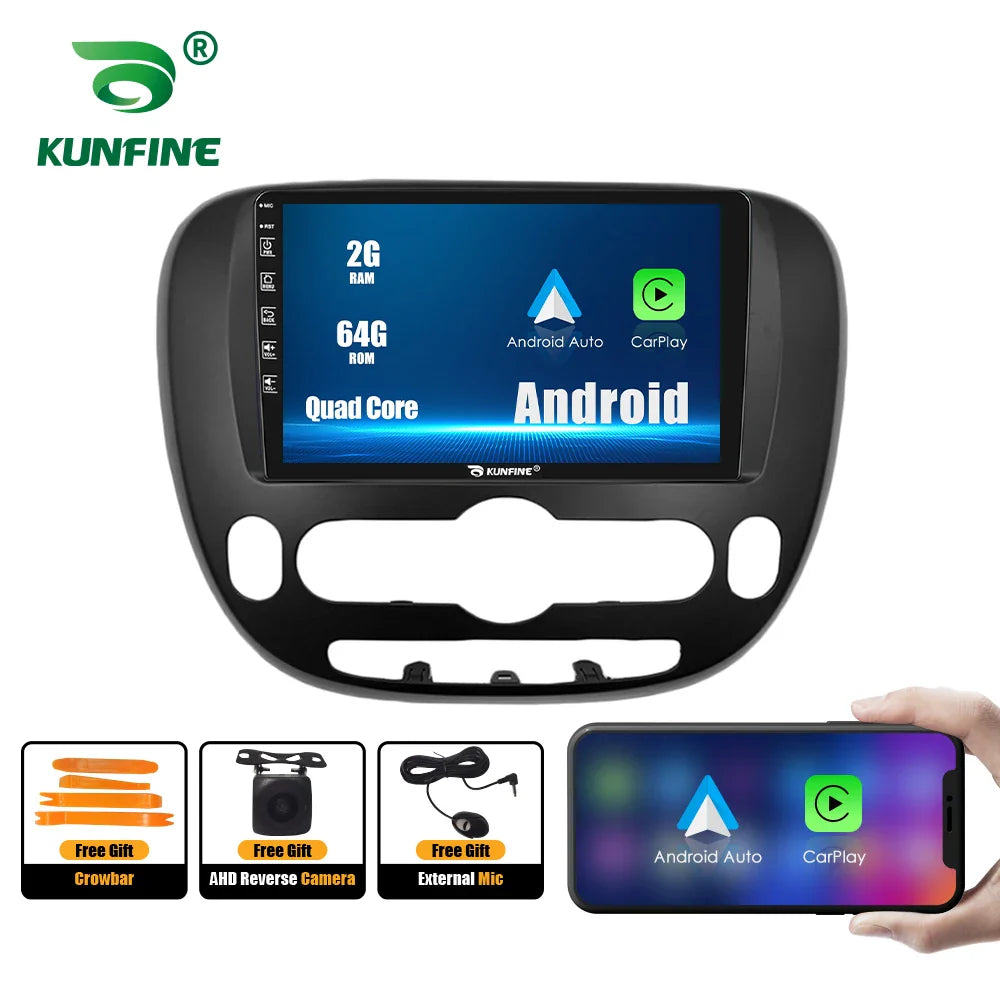 Car Radio For KIA Soul 2014-2017 2Din Android Octa Core Car Stereo DVD GPS Navigation Player Multimedia Android Auto Carplay