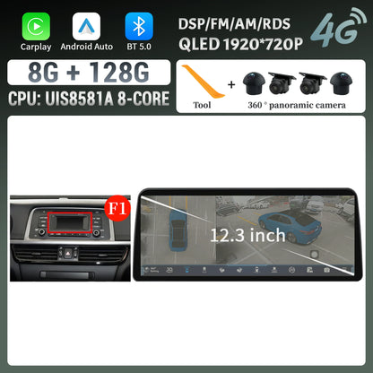 12.3inch Android 14 For KIA K5 Optima 2015 2016 2017 2018 2019 Car Radio Multimedia Navigation GPS Carplay Stereo Touch Screen