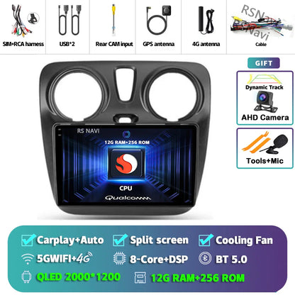 Android 14 Car Radio For Renault Lodgy Dacia Dokker 2012 2013 - 2021 Autoradio Auto Carplay WIFI+4G Multimedia DSP Stereo Player