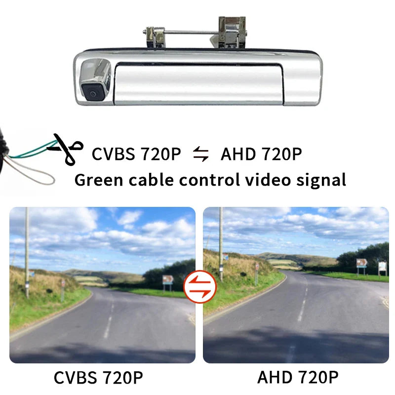 AHD 1080P NTSC Pickup Truck Tailgate Handle Reverse Camera For Isuzu D-max Dmax 2019-2022 Waterproof Night Vision Backup Camera
