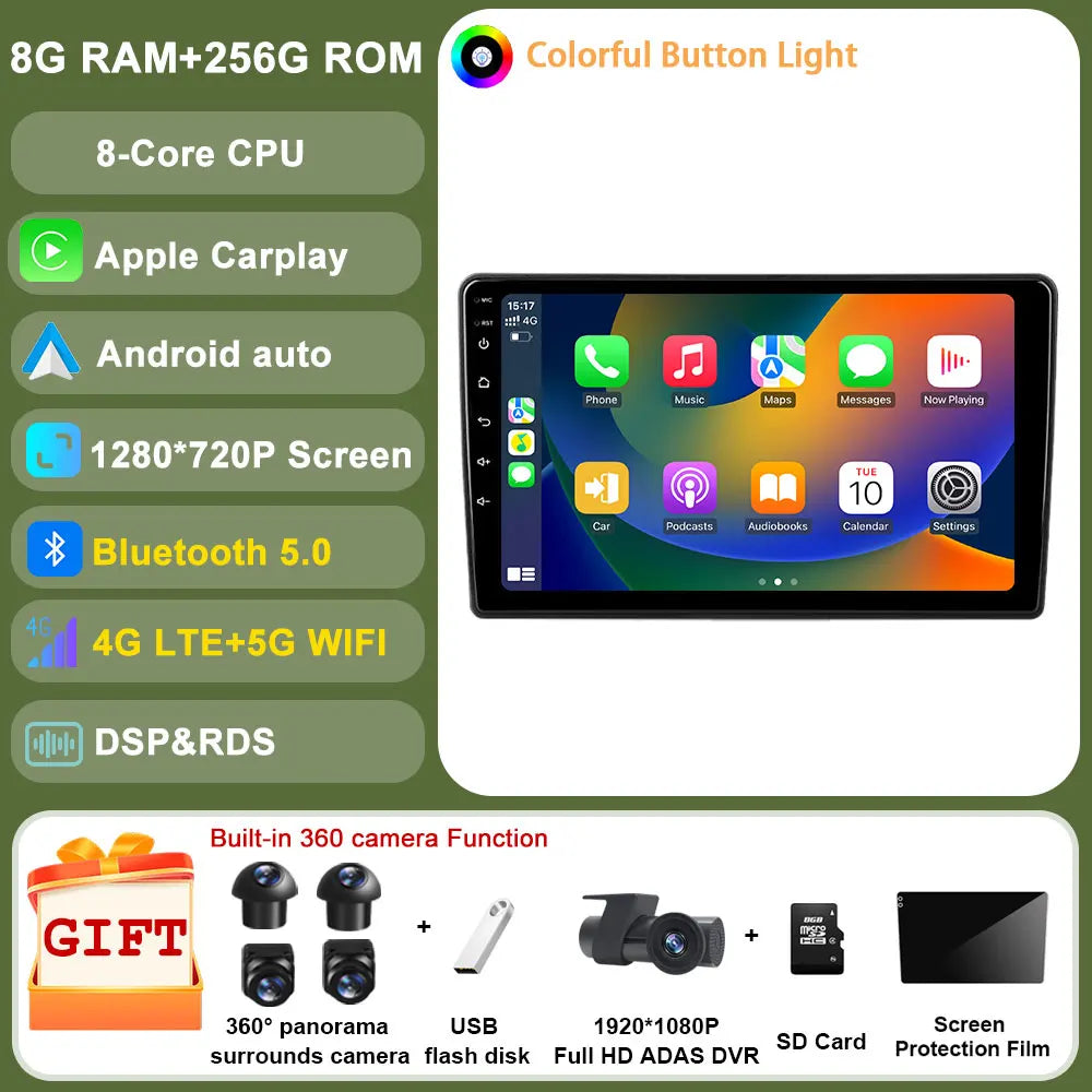 Android 14 For GMC Chevrolet Avalanche Silverado Tahoe Equinox Impala Traverse Express Traverse Car Radio Multimedia Carplay GPS