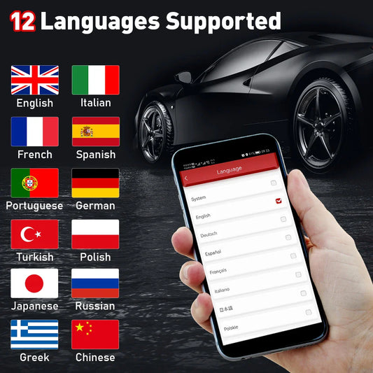 Thinkdiag2 All System Bidirectional Control OBD2 Diagnostic Scanner for iOS & Android, Bluetooth Scan Tool with CAN-FD Protocol,