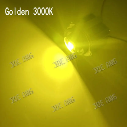 2pcs Car LED Fog Light Bulbs DRL Lamp Dual Colors White Yellow Bar spotlight refit For Toyota  Land Cruiser LC300 2022 2023 2024
