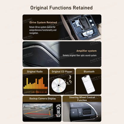 14.9" Android14 Car Radio For Audi A6L 2012-2018 Car Multimedia Player Wireless Carplay Android Auto Smart car system Navigation