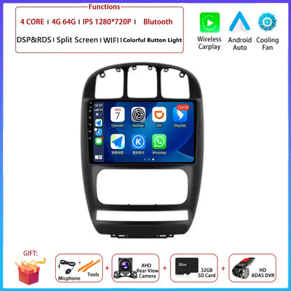 for Chrysler Voyager RG RS Town & Country RS 2000 - 2007 Android Auto Carplay Car Radio Multimedia Player GPS Navi DSP Stereo