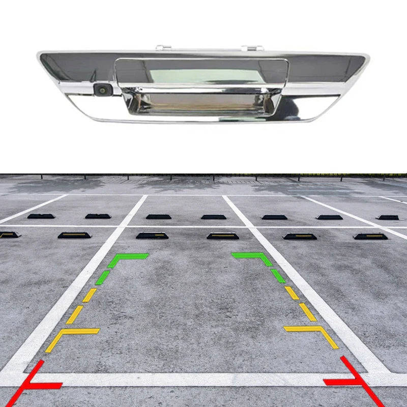 Car Trunk Handle Backup Camera IP68 Waterproof 170° Wide Angles Night Vision for Toyota Hilux SR5 M80 2016-2024 69090-0K350