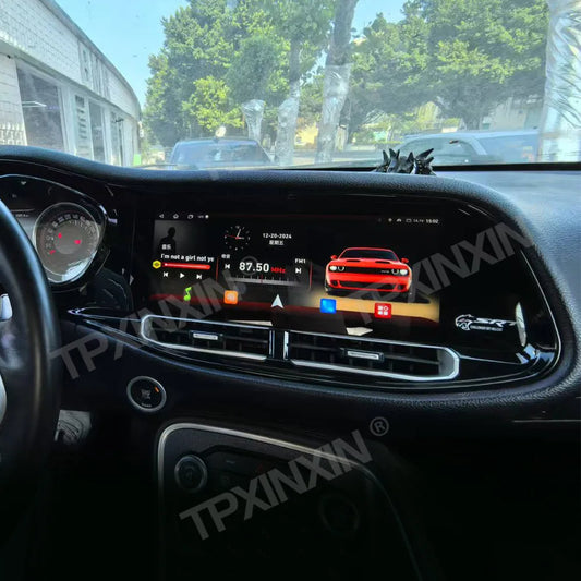 12.3 Inch Android 13 for Dodge Challenger, SRT 2015-2023 Car Multimidia Player GPS Navigation Stereo head Unit,dashboard Upgrade