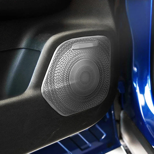 Car styling Audio Speaker Auto Door Loudspeaker decoration Covers Stickers for Lincoln Corsair 2018-2020 Interior Accessories