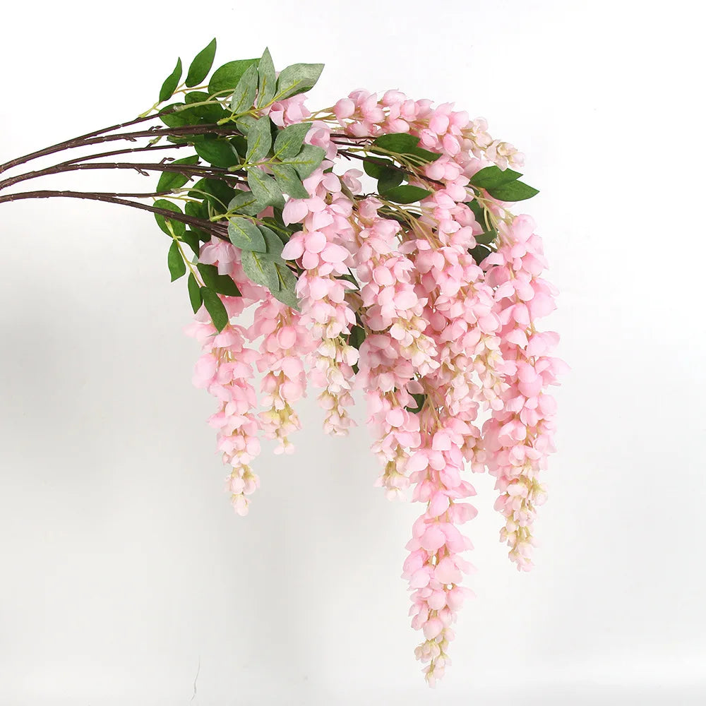 120cm artificiel Abler géant glycine longues Branches fleurs mariage décor à la maison salon toile de fond Arrangement fleur sus