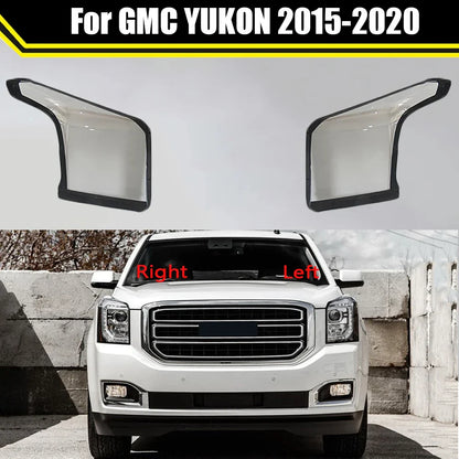 Car Headlight Cover Auto Headlamp Lampshade Lampcover Head Lamp Light Lens Shell For GMC YUKON 2015 2016 2017 2018 2019 2020