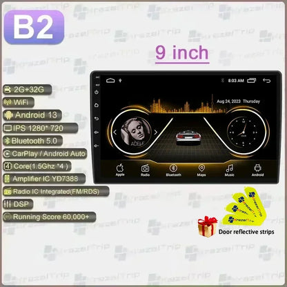 1280*720Screen 7 9 10 Inch 2Din Android Auto Carplay 8163 Car Radio Audio Multimedia Player for Hyundai Toyota Nissan Kia Stereo