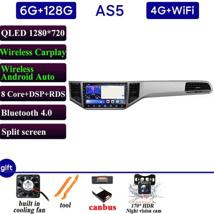 Car Radio Carplay For VOLKSWAGEN VW SPORTSVAN 2016-2019 Navigation GPS Android Auto Multimedia Player Stereo 4G Wifi No 2din DVD