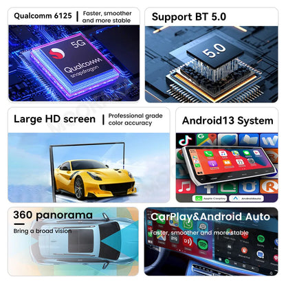 14.4" inch Android 14.0 8+256GB Tesla Screen Car Radio DSP Player For Chevrolet Silverado GMC SIERRA 2014-2018 GPS Radio Stereo