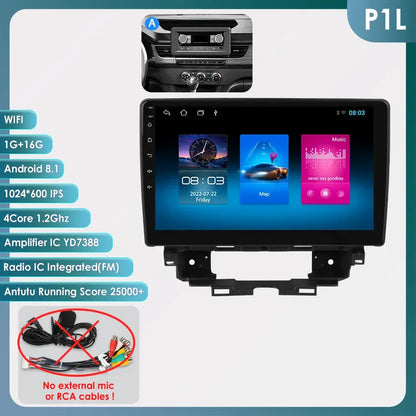 Hizpo Car Intelligent Systems Carplay Android Car Radio for Renault Kangoo 2019-2025 Multimedia Video Player WIFI 7862 Autoradio