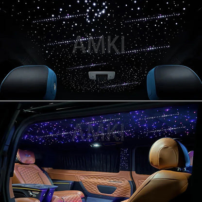 DC12V Meteor Light Engine Car Home ceiling Shooting Star Fiber optic DIY 28key RF APP Controlled Car Roof Star Light
