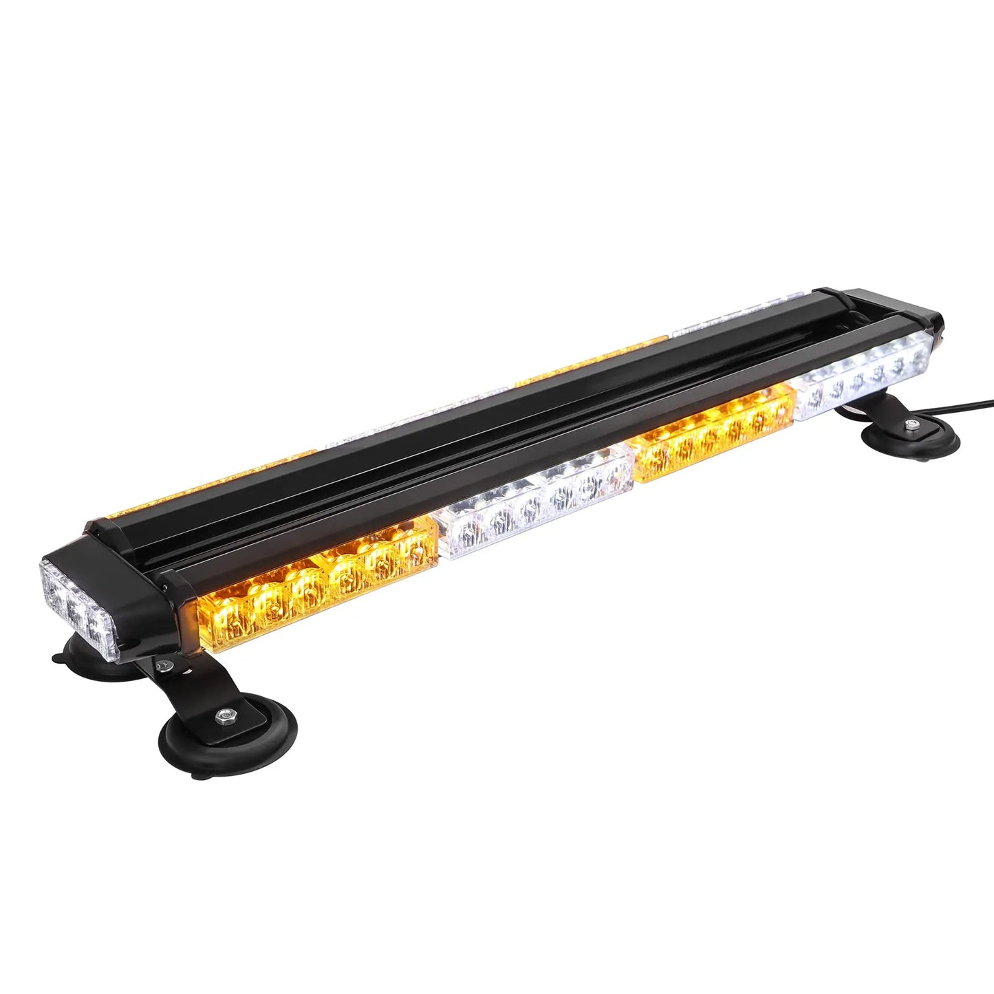 26.5" 54 LED Automotive Rooftop Beacon Light Bar Double Side Emergency Warning Flash Strobe Snow Plow Light Traffic Advisor with