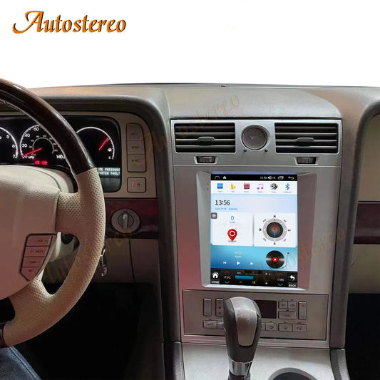 Android 14 Carplay For Lincoln Navigator 2005-2009 Tesla Radio Car GPS Navigation Head Unit Multimedia Player Auto Tape Recorder