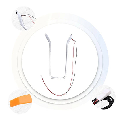 Car LED Central Cup Holder Atmosphere Ambient Light Interior Decorative Lamp For Toyota Corolla CROSS /Altis 2020-2024