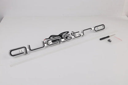 1X Car LED Front Grille Logo Lamp Quattro Logo Light for Audi Quattro A3 A4 A5 A6 A6L A7 A8 Q3 Q5 Q7 S3 S4 S5 RS3 RS4 RS6 Badge