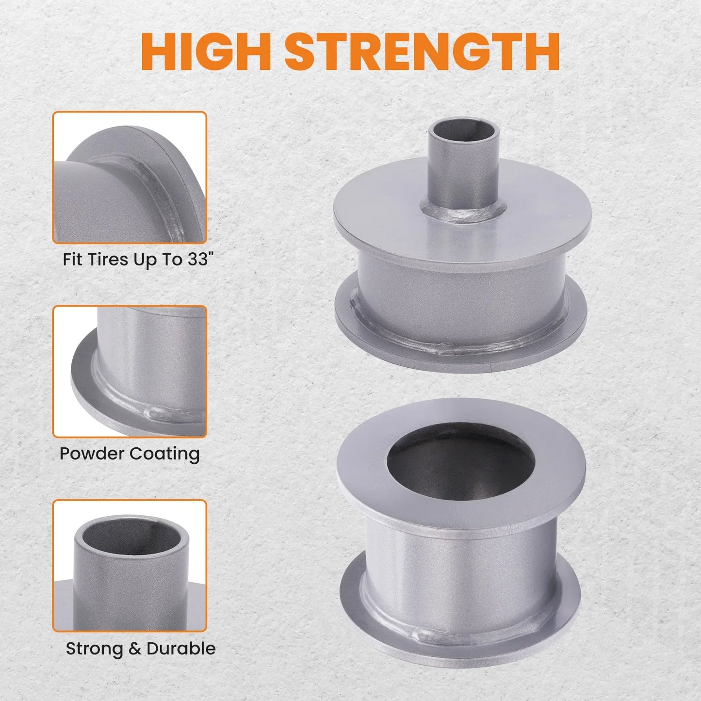 Lift Leveling Kit 3'' for Jeep Wrangler JK 2WD 4WD 2008 2009 2010 2011 2012