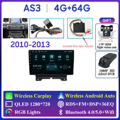 Car Radio Carplay For Land Rover Range Sport 2005 2006 2007 2008 2009  Multimedia Player GPS Navigation Android Auto 5G Wifi