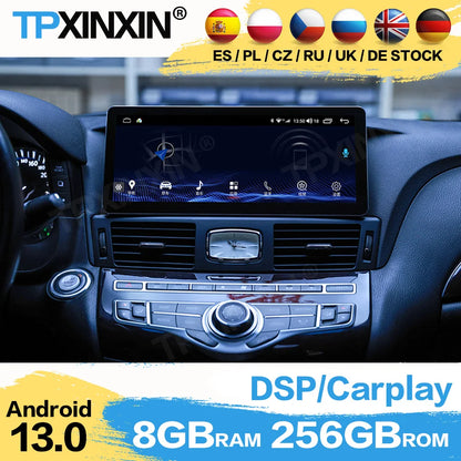 Multimedia For Nissan Cima Fuga 2012+ Mitsubishi Proudia Digniti 2012 Infiniti M25 M37 M56 Q70 70L 2013-2019 Car Radio LHD RHD