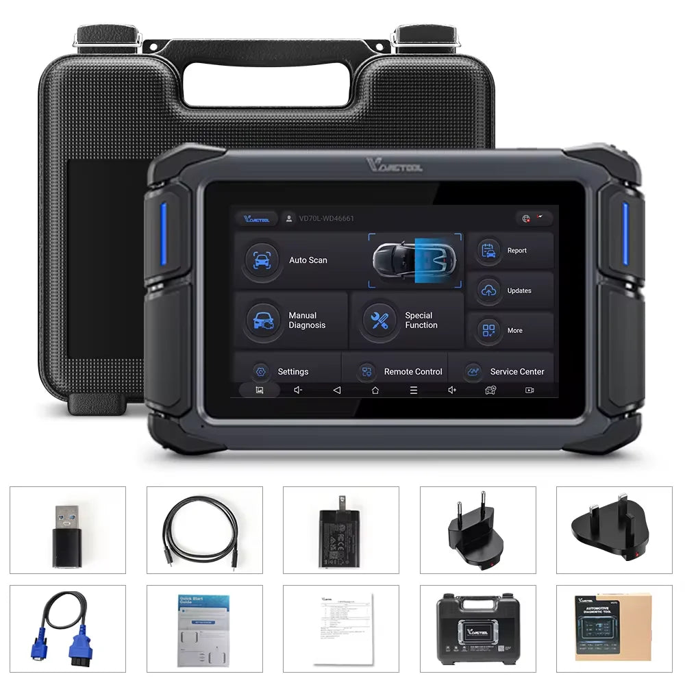 VDIAGTOOL VD70lite VD70 All System Car diagnostic Tools Automotive Bidirectional Scanner Lifetime Free Update Key Programmer