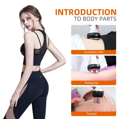Latest Weight Loss Beauty Machine 40KHz Ultrasonic Cavitation Fat Reduce Vacuum Body Shapping Skin Tight SPA