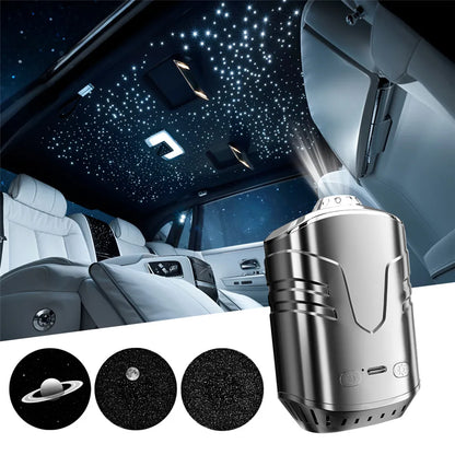 Car Air Freshener Starry Sky Top With Multi-Function Aromatherapy LED Ambient Light Essential Freshener Diffuser Accessories