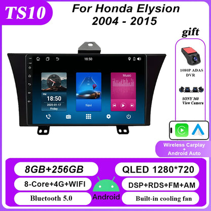 Android Car DVD Carplay Android Auto For Honda Elysion 2004 - 2014 2015 Auto Radio Stereo GPS Navigation Multimidia Player 2din