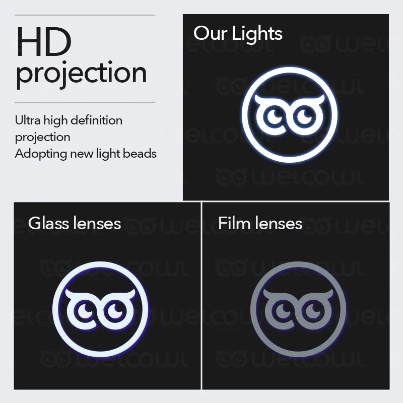 Car Club Door Light Customization Projection Icon Door Welcome Light Design Company Hotel Vehicle Modification HD lamp Glass
