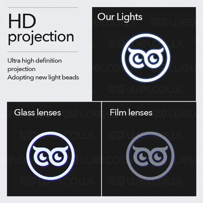 Car Club Door Light Customization Projection Icon Door Welcome Light Design Company Hotel Vehicle Modification HD lamp Glass