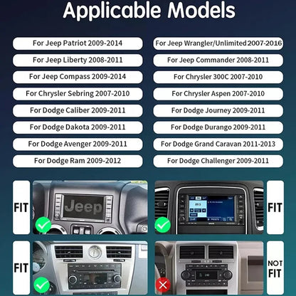 7" 4+64GB For Chrysler Sebring 2007-2010 Car Stereo Radio Apple CarPlay Android 13 Head Unit GPS Reversing Image