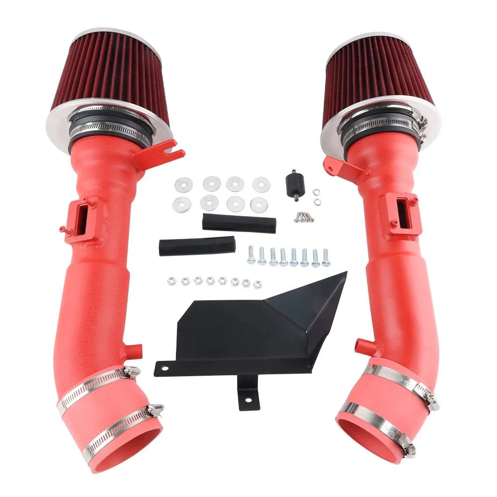 T-6061 Aluminum High Flow Cold Air Intake System Filter Kit for Infiniti G37 Base 3.7L 2008-2013 Nissan 370Z Engine Part