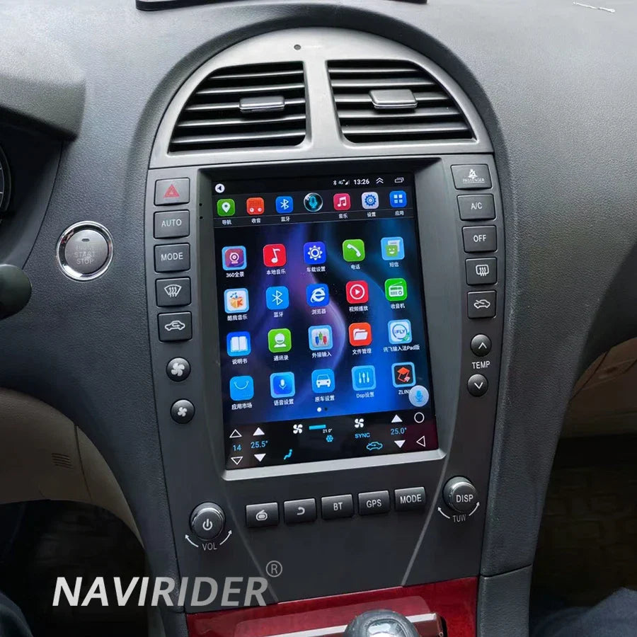 Android 14 Screen Car Radio Stereo For Lexus ES240 ES250 ES300 ES330 ES350 ES 350 2007 GPS Carplay Navigation Video Player