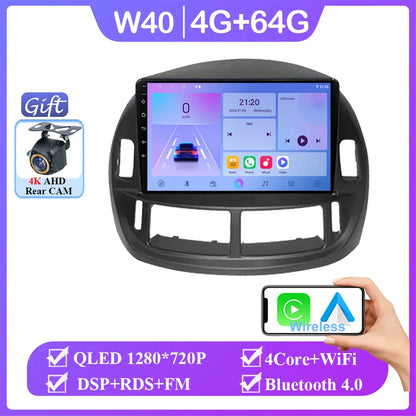 Android 14 Car For Toyota Previa ESTIMA ACR30 Tarago 2002-2006 QLED Stereo Radio Multimedia Player Head Unit GPS 4G BT Carplay