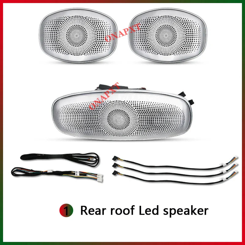 For Mercedes-Benz E-class W213 Coupe W238 LED Ambient Light 3D Tweeter Speeker Backlight Air Vent Turbine Car Atmosphere Lamp