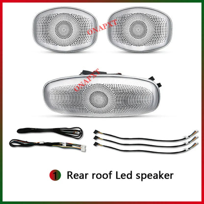 For Mercedes-Benz E-class W213 Coupe W238 LED Ambient Light 3D Tweeter Speeker Backlight Air Vent Turbine Car Atmosphere Lamp