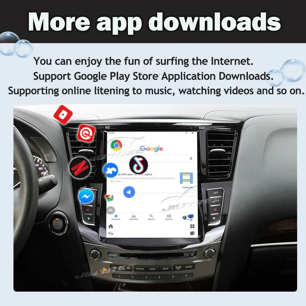 Android 13 For Infiniti QX60 JX35 2013-2020 Car Radio Automotive Multimedia Tesla Screen Car play Auto Bluetooth GPS 4G WIFI DSP
