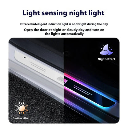 LED Car Welcome Pedal Light Door Sill Light For BMW M Performance X1 X3 X4 X5 X6 X7 E46 E39 E87 E60 E92 E90 F10 F20 F30 Series