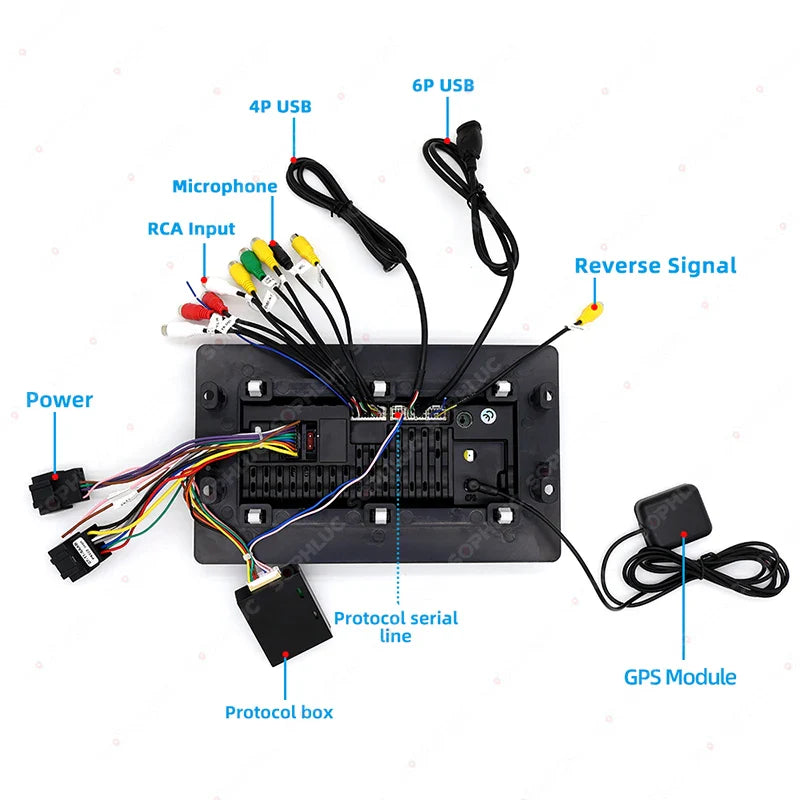 Sophluc 9 inch Android 13 Wireless Carplay for Saab 95 2005-2011 Special Stereo Radio GPS Navi MP5 BT DSP EQ Multimedia Player